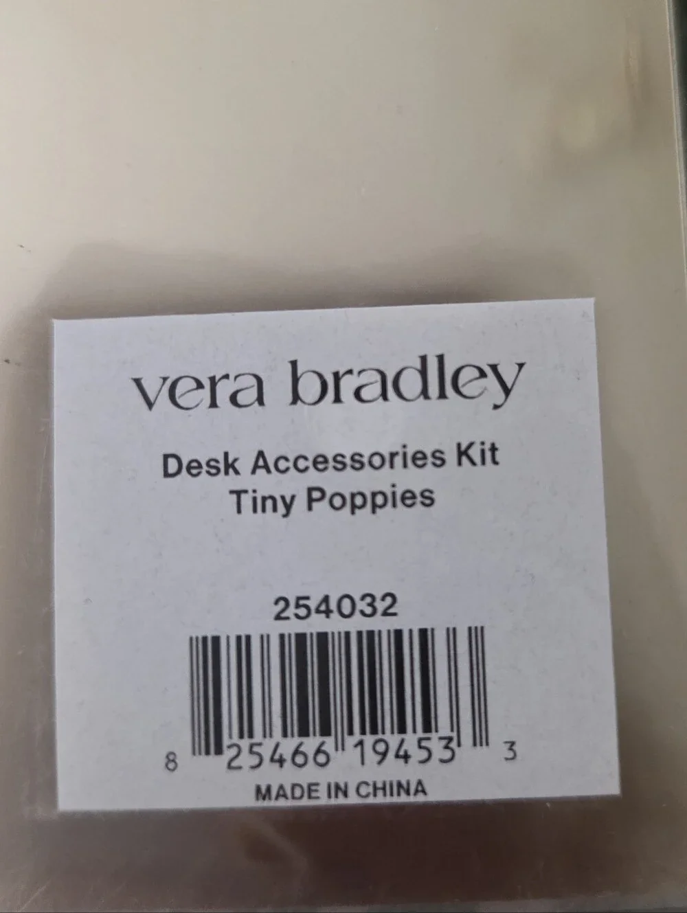 Vera Bradley Pink & White Floral Magnetic Desk Set